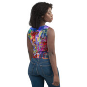 Crop-top Coupé et Cousu par Sublimation