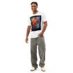 T-shirt à col rond en coton pour hommes