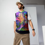 Maillot de basket recyclé all over