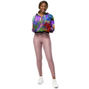 Coupe-vent court all over femme