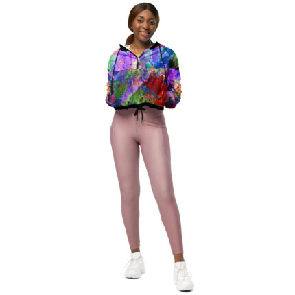 Coupe-vent court all over femme