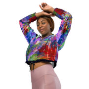 Coupe-vent court all over femme – Image 3