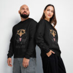 Pull à col rond ample unisexe